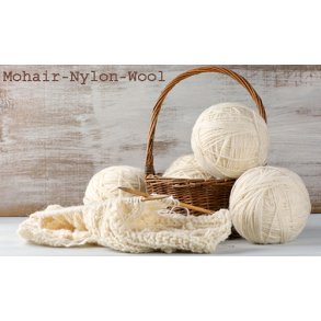 Mohair/Nylon/Wool