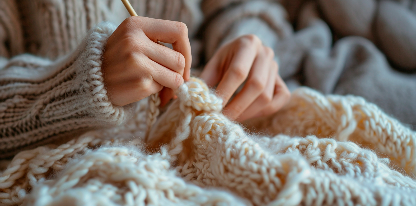 Alt til dit næste<br> strikke eller<br> hækle projekt