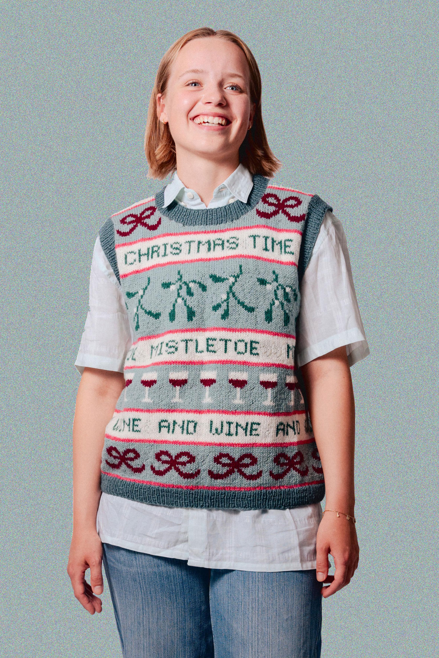 Model 2689 Julevesten str. (xs-2xl)