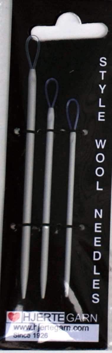 Style wool needle alu 3 stk    