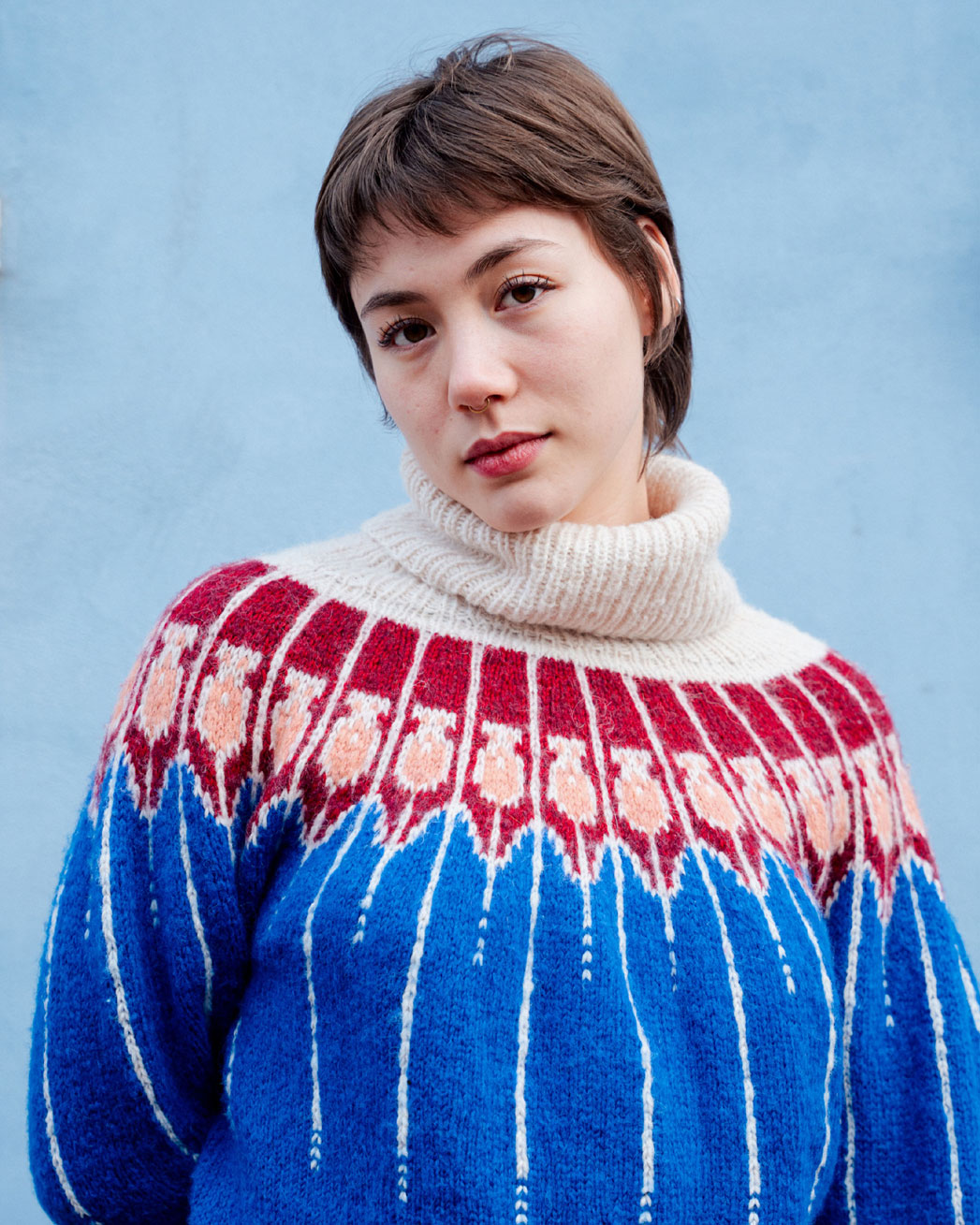 Model 2714 Mosaik Sweater Str.(xs-xl)