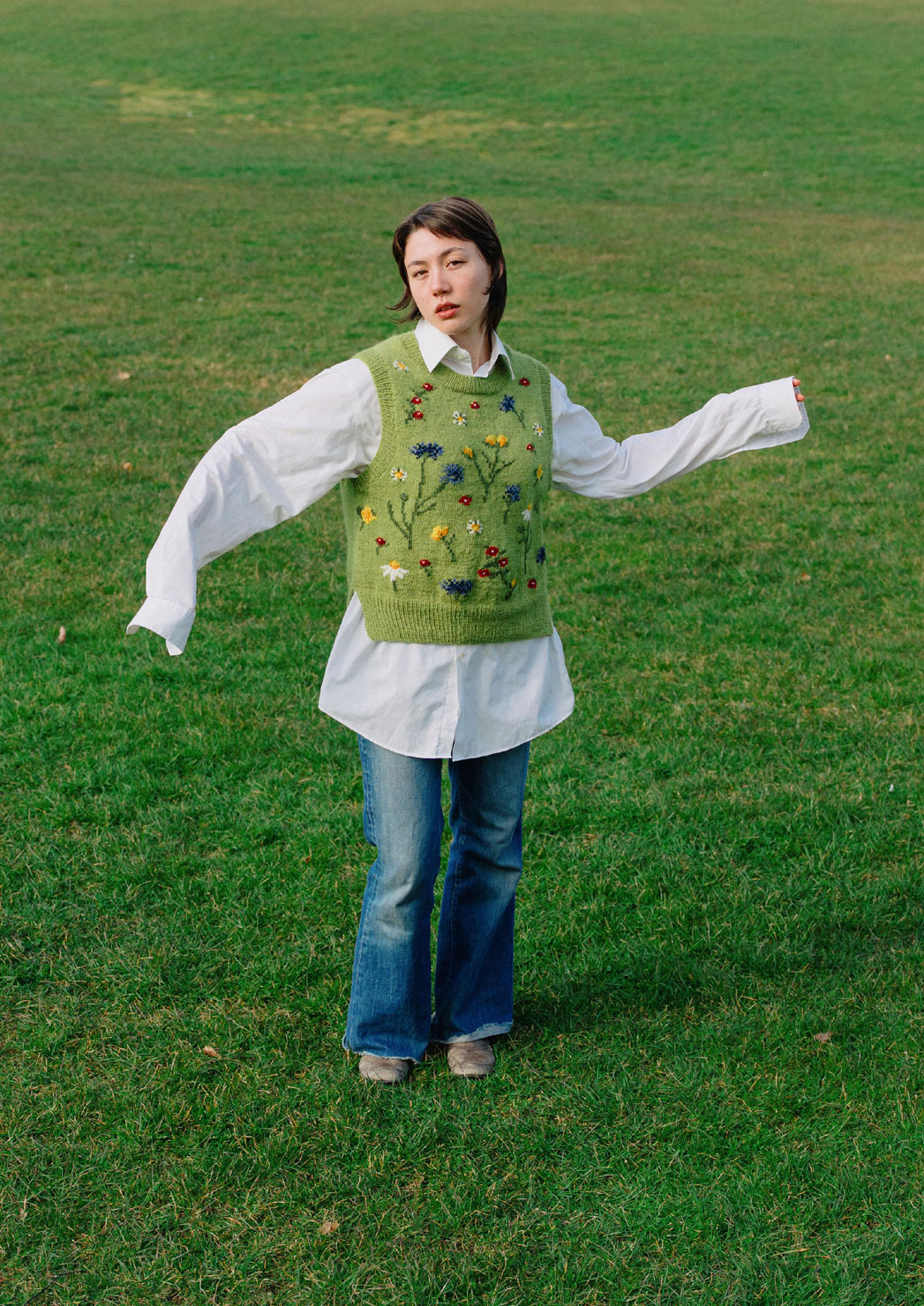 Model 2727 Flora Vest Str. (xs-xxl)