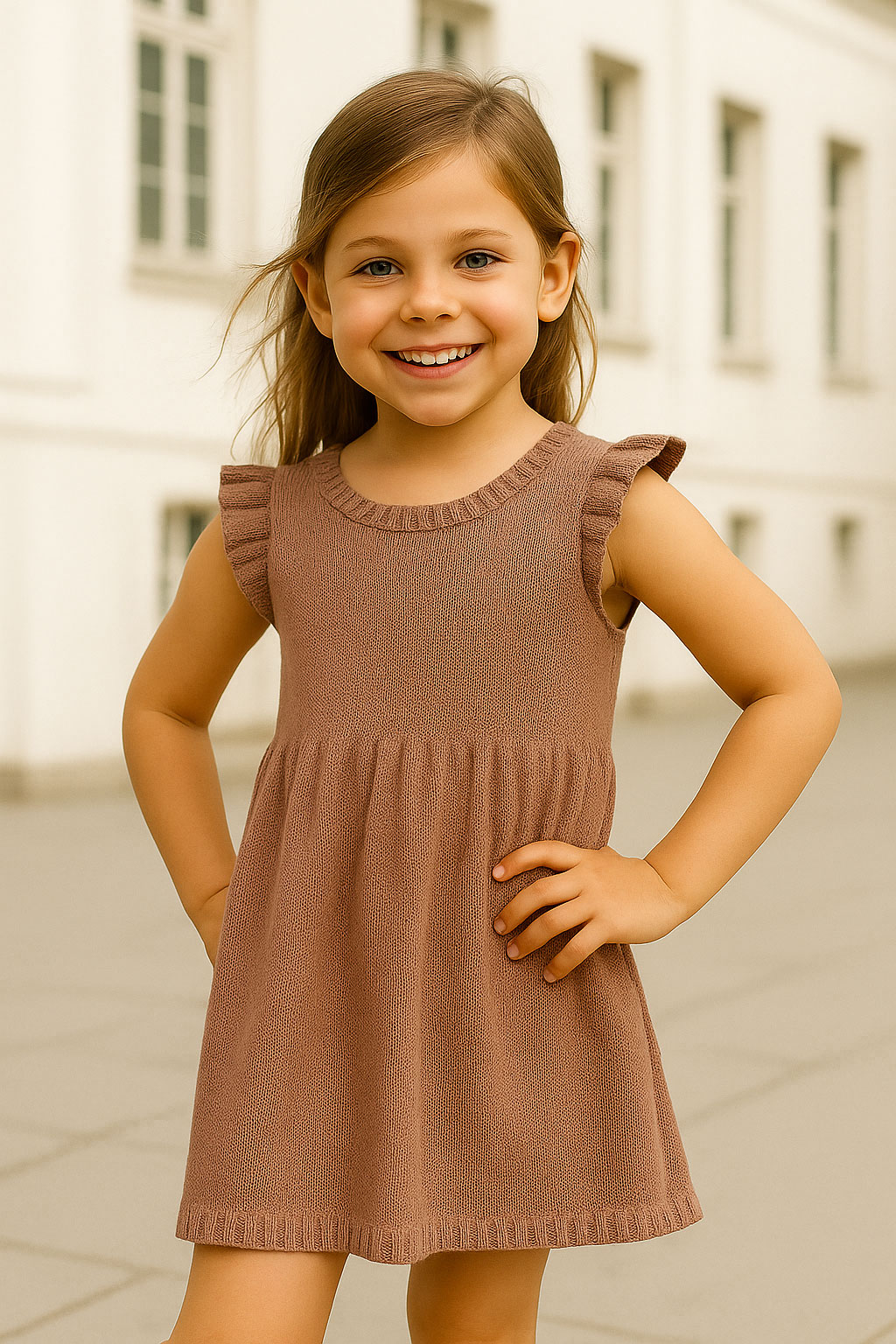 Model 2773 Hald B�rne Top/Kjole Str. (2-12�r)