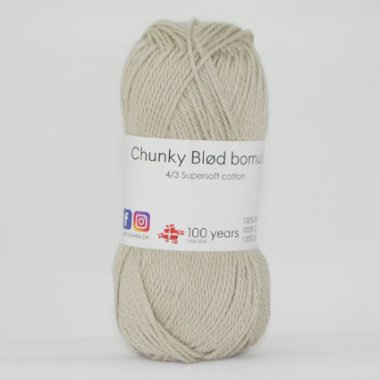 Chunky Bl�d Bomuld