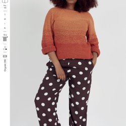 H�fte 173 Damer Dip dye 