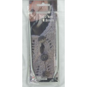 Hjerte Rundpind 60cm  2,0mm