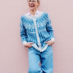 Model 2717 Mosaik Cardigan Str.(xs-xl)