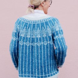 Model 2717 Mosaik Cardigan Str.(xs-xl)