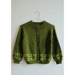 Model 2725 Clover Cardigan Brn Str. (2-12r)