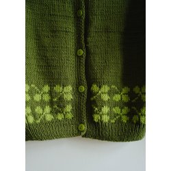 Model 2725 Clover Cardigan Brn Str. (2-12r)