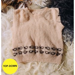 Model 2728 Lamba Vest Brn Str. (4-12r)