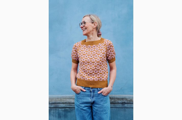 Model 2729 Bella Bluse Str. (s-xl)