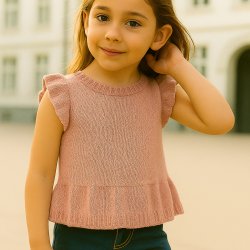 Model 2773 Hald B�rne Top/Kjole Str. (2-12�r)