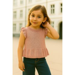 Model 2773 Hald B�rne Top/Kjole Str. (2-12�r)