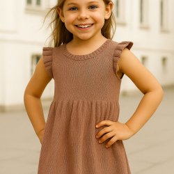 Model 2773 Hald B�rne Top/Kjole Str. (2-12�r)