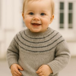 Model 2775 Tvis Baby Sweater Str. (0-24mdr.)