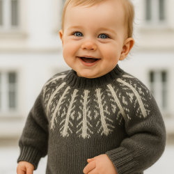 Model 2776 Idom Baby Sweater Str. (0-24mdr.)
