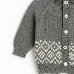 Model 2777 Vemb Baby Cardigan Str. (0-24mdr.)