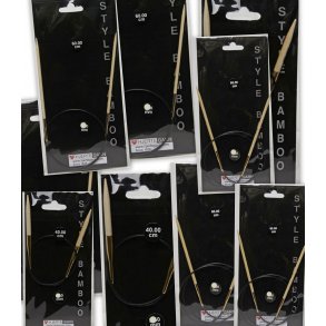 Style Bamboo Rundpinde